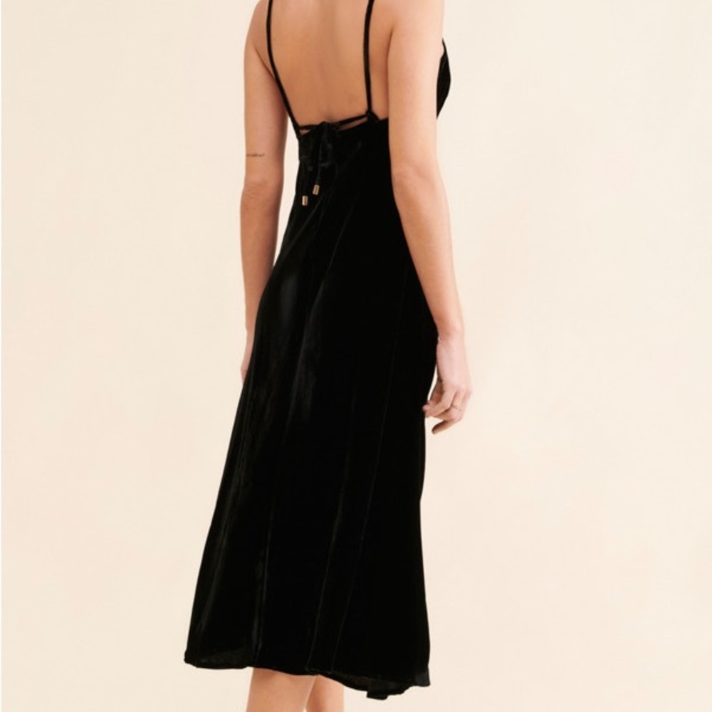 Farm Rio Velvet Slip Dress - Picture 2 of 6